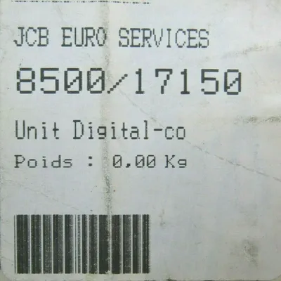 NEW JCB 8500/17150 METER P1536 DC_12_H VOLKEL P1553