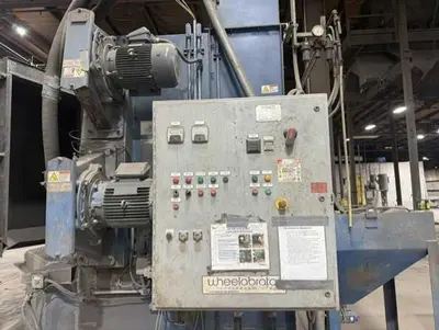 Used WHEELABRATOR 84" TABLE Table Shot Blaster (Turntable) Pennsylvania US | Shot Blasting Equipment #1459810