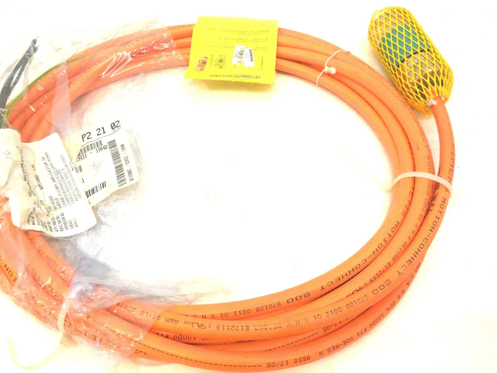 NEW SIEMENS 6FX80025CA311AH0 POWER CABLE