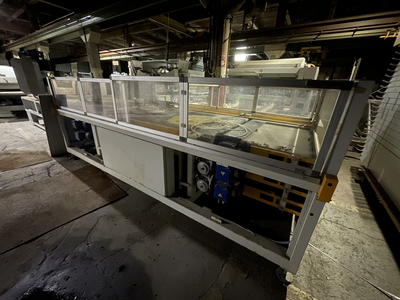 Cefla Package of Flat-Line Finishing Machinery, w/ EliSpray Rotary Spray Machines, Curing Ovens, Panel Cleaners, Material Handling, etc.