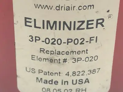 Used RTI Eliminizer Air Compressor Parts Michigan US | Maverick Industrial Sales #1493881