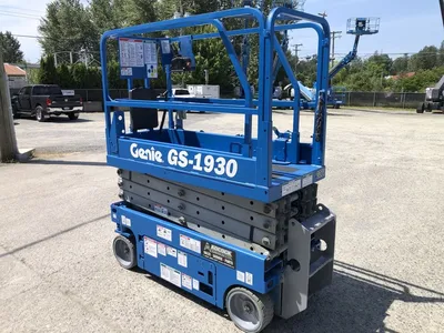 Used 2007 GENIE GS-1930 ELECTRIC SCISSOR LIFT Scissor Lifters Alberta CA | Adcock Equipment #1418060