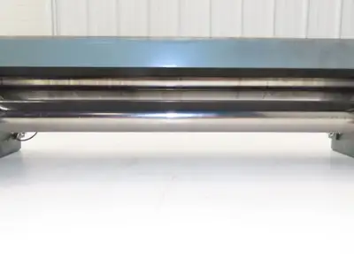 Hytrol 30" Slider Bed Belt Conveyor Tail Pulley Assembly 3.25" Pulley