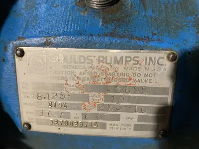 Stainless Steel Tank w/ Two 7-1/2 hp Pumps
