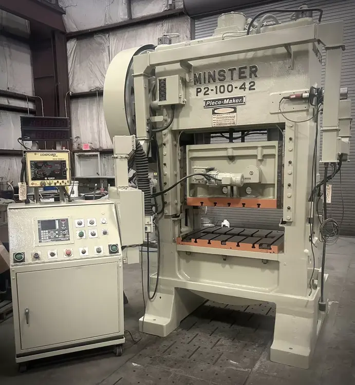 Used 1972 MINSTER MINSTER P2-100-42 PRESS Straight Side Presses | Alma Machinery #898700