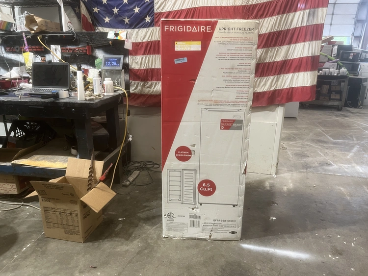 Used FRIGIDAIRE UPRIGHT FREEZER Residential Appliances Michigan US | Miedema Asset Management Group #1413795