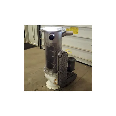 Used 10x12 Semco Rotary Airlock valve with Dual Shaft Agitated lump breaker