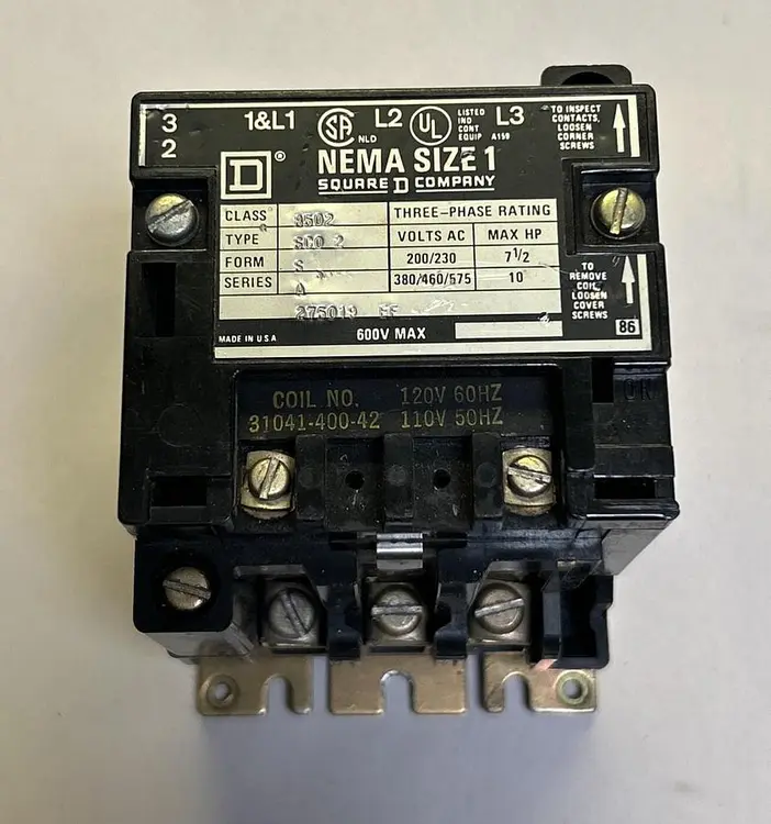 Used SQUARE D 8502SC02 PLC Contactors Ohio US | Surplus Asset Holdings #1239931