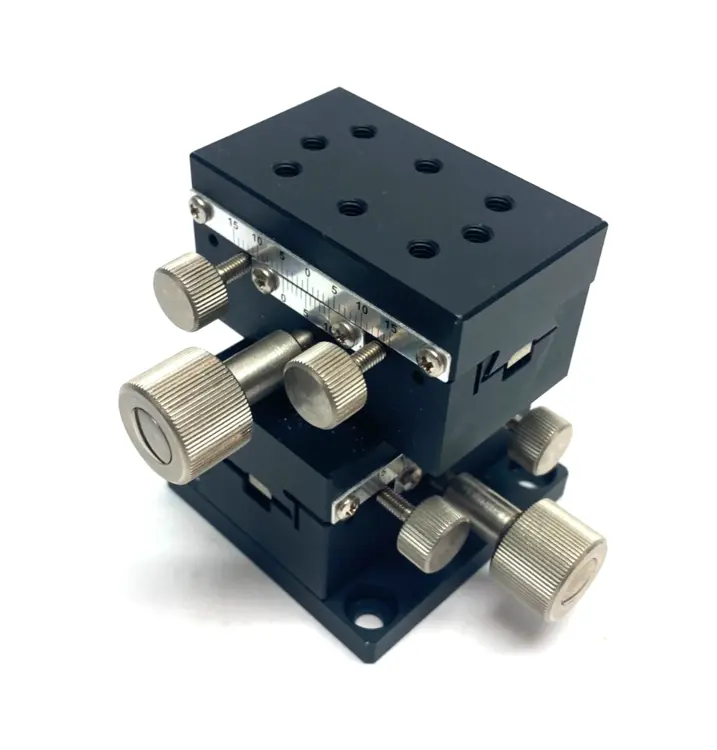 Used MISUMI DOVETAIL RACK & PINION MANUAL XY AXIS STAGE, LOW-PROFILE 30MM Misc Industrial Equipment | Maverick Industrial Sales #1112280
