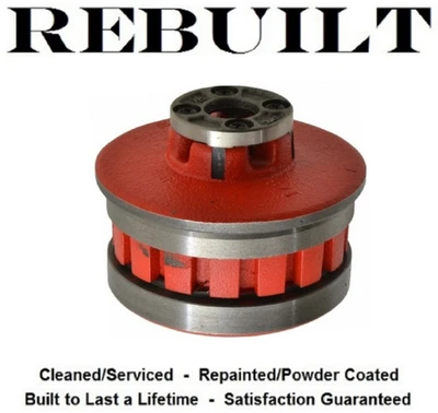 Ridgid 37375 12-R Style Pipe Threader Drop Die Head, 1/8 inch NPT, Alloy RH [Refurbished]