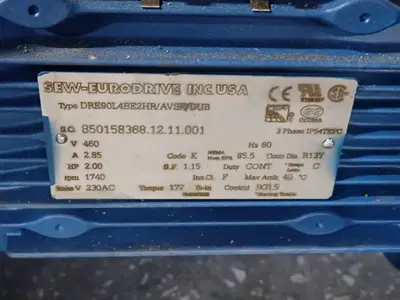 USED SEW EURODRIVE K87DRE90L4BE2HR/AVSX/DUB