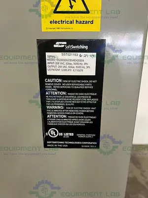 USED SOFT SWITCHING TECHNOLOGIES DS30050A208V4EH2000A PRODYSC DYNAMIC SAG CORRECTOR