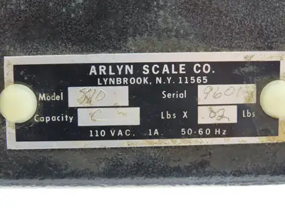 Arlyn Scale Co 810 Digital Scale W/Pedestal & 12x16" Base