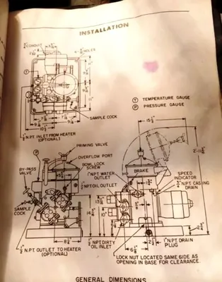 De Laval Unimatic model 45-03 oil purifier skid.