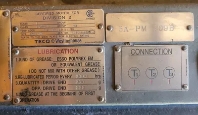 NEW TECO WESTINGHOUSE 350 HP