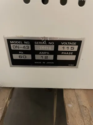 Baxter Scientific Products DN-43 Constant Temperature Oven 50 °C to 250 °C