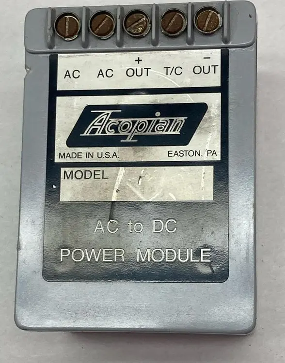 Used ACOPIAN _UNKNOWN_ Miscellaneous Equipment (Electrical & Power) Ohio US | Surplus Asset Holdings #1425387