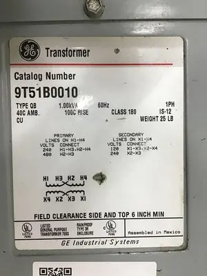 USED GENERAL ELECTRIC 9T51B0010
