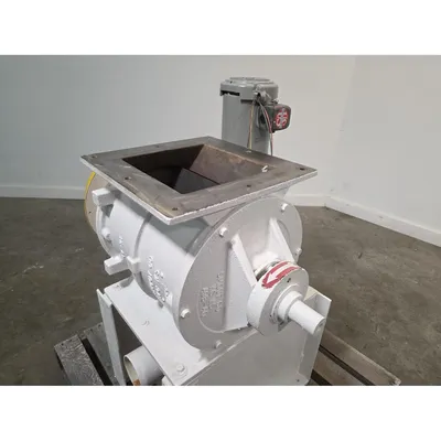 Used 10" Square Smoot Rotary Valve w/ Blow-thru Adapter