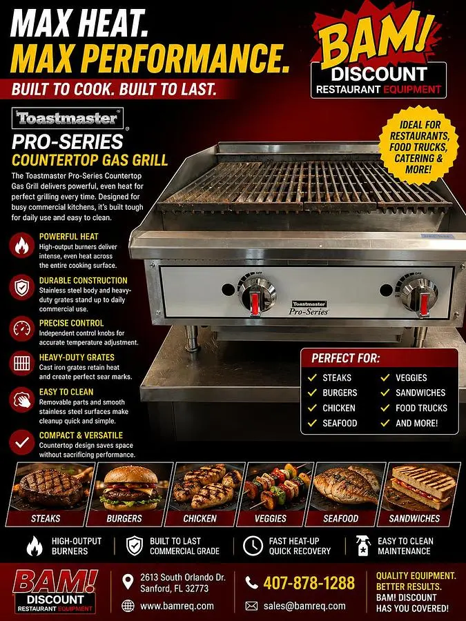 Used TOASTMASTER TRC24 Broilers Florida US | BAM Discount Restaurant Equipment #1230737
