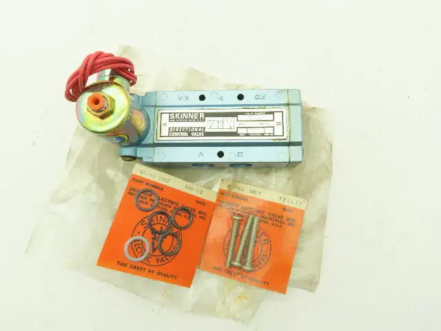Skinner S3R0AGLX Directional Control Valve 5-Way 2 Pos 120V Solenoid 150 PSI
