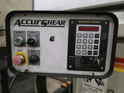 2005 ACCURSHEAR 61358 Fabricating Machinery, Power Squaring Shears, (Gauge) | Holland Equipment Hunters, Inc. (2)