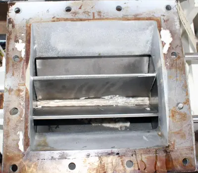 SPC7914  Valve 12" CS K-Tron Premier rotary airlock feeder Quick clean out