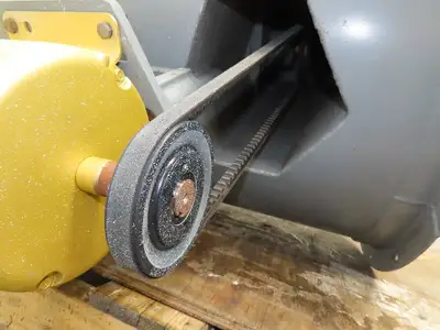 JBI 8049-EK Tubeaxial Fan 34" Belt Drive 5 Hp Motor 230/460V Intake 6 Blade