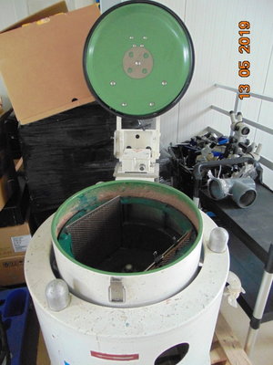 (2) Rousselet Robatel SA 40 VxK basket centrifuges, 316L SS.