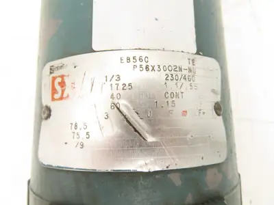 Reliance P56X3002N-NU Gearmotor 60:1 Dodge Reducer 29rpm 1/3Hp 230/460V 56C RH