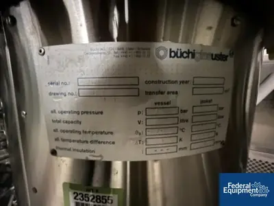 USED BUCHI 107/107 Liter Buchi Kilo Lab Reactor Train System, Glass Lined