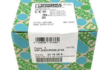 NEW PHOENIX CONTACT VIP-2/SC/PDM-2/16 INTERFACE MODULE 23 15 25 6 VIP2SCPDM216