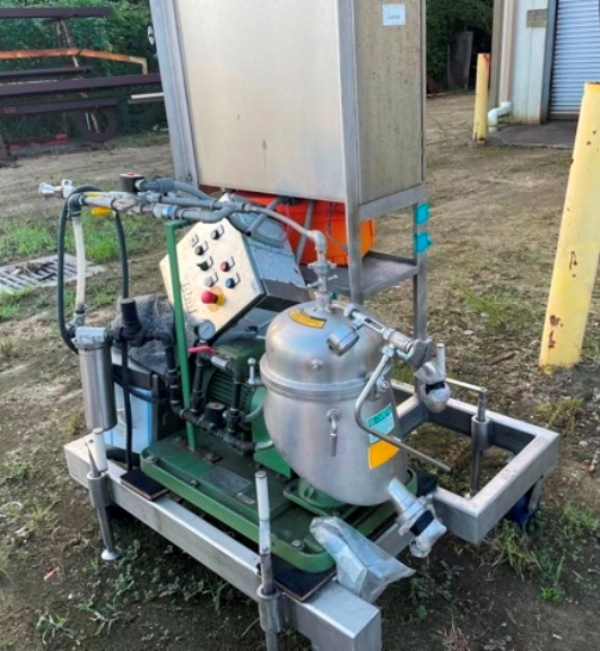 Westfalia SA 1-03-175 pilot plant separator, 316SS.