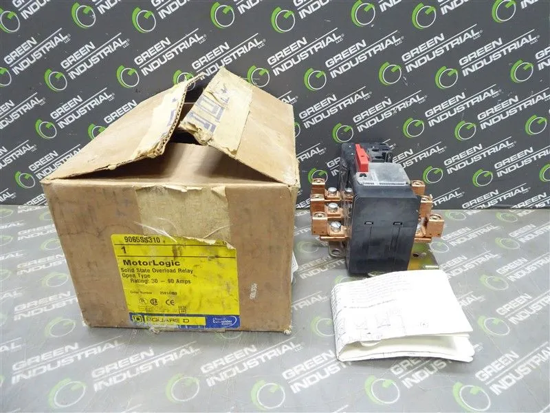 Square D 9065SS310 Open Type Solid State Overload Relay 30-90 Amps New NIB