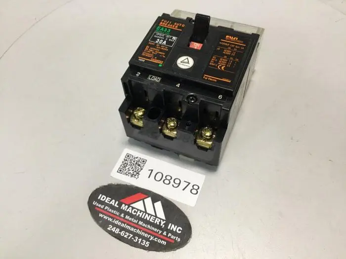 Used FUJI ELECTRIC EA33-BB3AEA-030 Circuit Breakers Michigan US | Ideal Machinery #607102