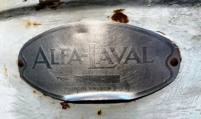 Alfa-Laval 2171M milk separator, 316 SS.