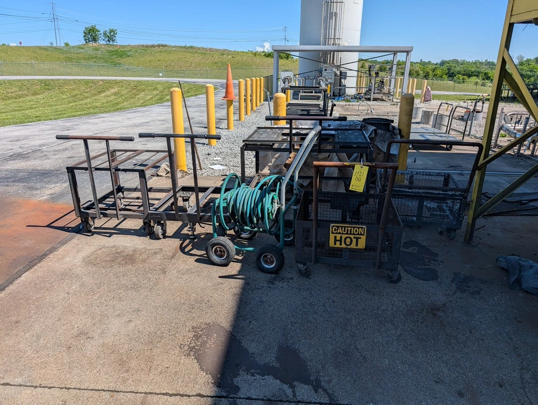 (6) Assorted Material Carts