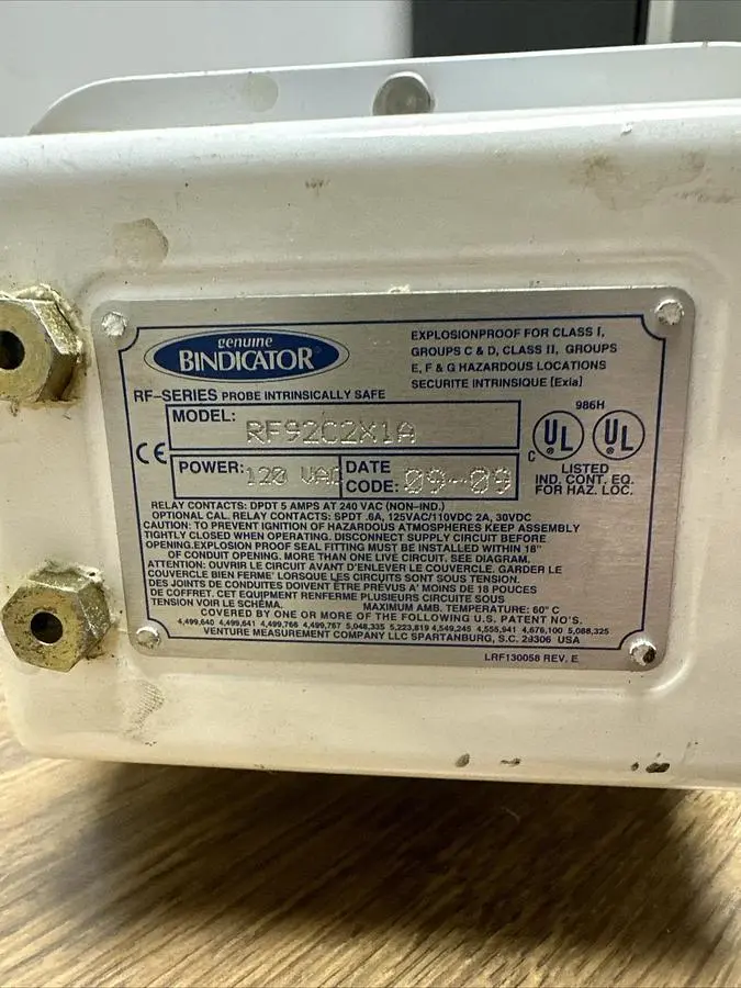 New | in-Stock BINDICATOR RF920C2X1A Industrial Controls Ohio US | Surplus Asset Holdings #1225678