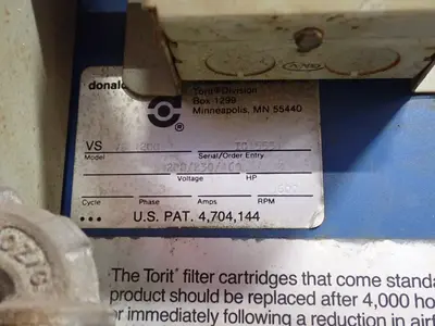 Used DONALDSON TORIT VS1200 Dust Collectors Ohio US | HGR 24 #799330