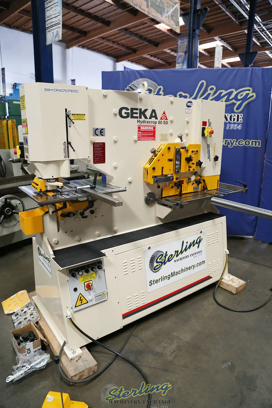 New | in-Stock GEKA HYDRACROP 80SD Ironworkers California US | Sterling Machinery Exchange #1465436