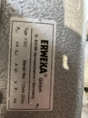 USED ERWEKA GMBH FGS WITH AR401 MOTOR