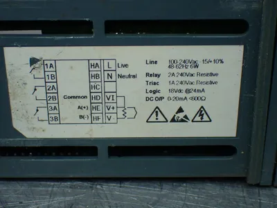 Used EUROTHERM 2216E/AL/VH/R1/R1/RF/2YM/ENG/XXXXX/EU0523 Temperature Controls Ohio US | HGR 24 #802922