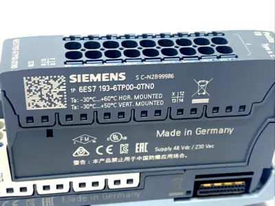 USED SIEMENS POTENTIAL DISTRIBUTOR MODULE 6ES7193-6UP00-0DP2 BASE