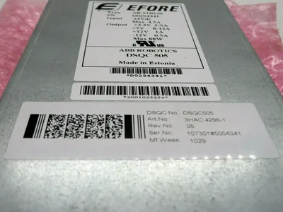 NEW ABB ROBOTICS SR-91B140 POWER SUPPLY DSQC505 3HAC42961 SR91B140