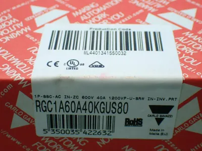 New | in-Stock CARLO GAVAZZI RGC1A60A40KGUS80 Relays & Switches | HGR 24 #739770