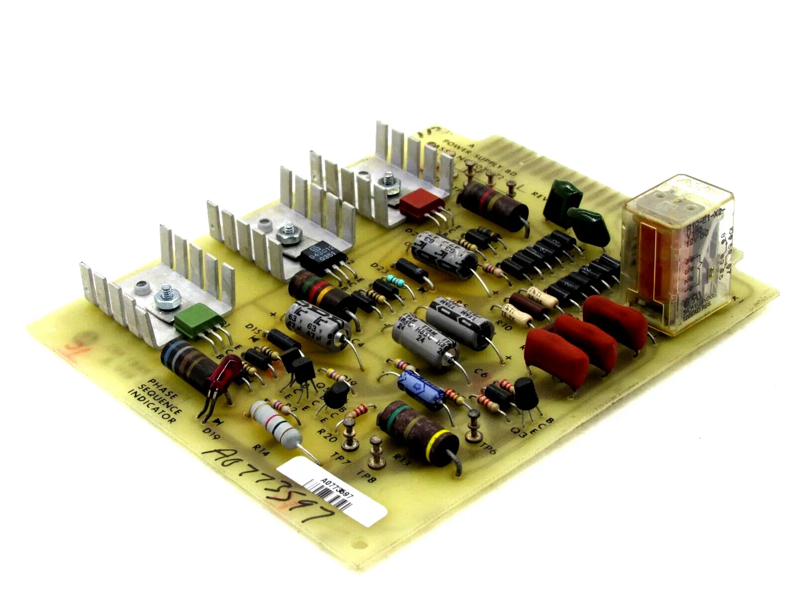 USED FINCOR 1039572-G1 POWER SUPPLY BOARD 1039573 1039572G1