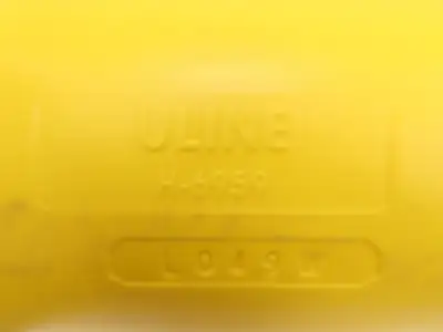 Uline H-6959 Height Clearance Bar 4-1/2 x 80" Hanging Safety Bar Plastic