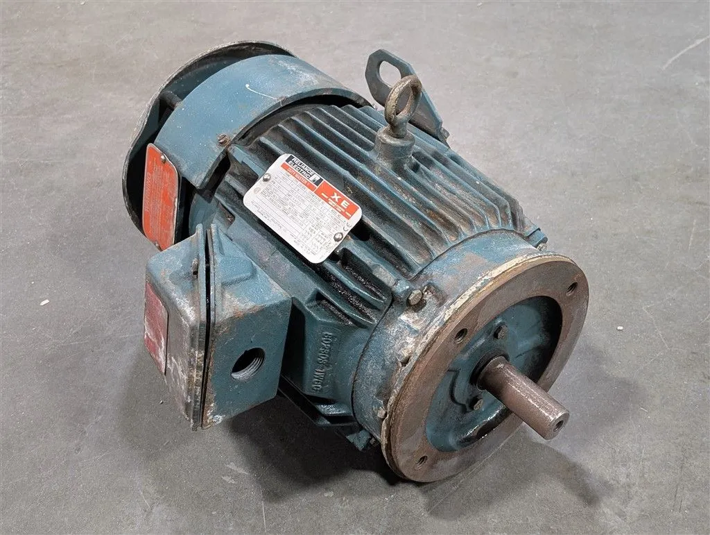 1.5 HP Reliance Electric P18G3812A AC Motor 230/460V 1160 RPM 182TC Frame Used