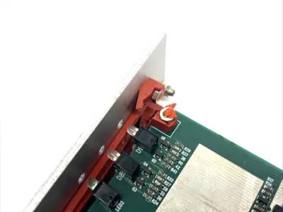 Used F&K Delvotec Powerboard III Interface Card BROKEN PLASTIC HINGE PLC Processors Michigan US | Maverick Industrial Sales #1389654