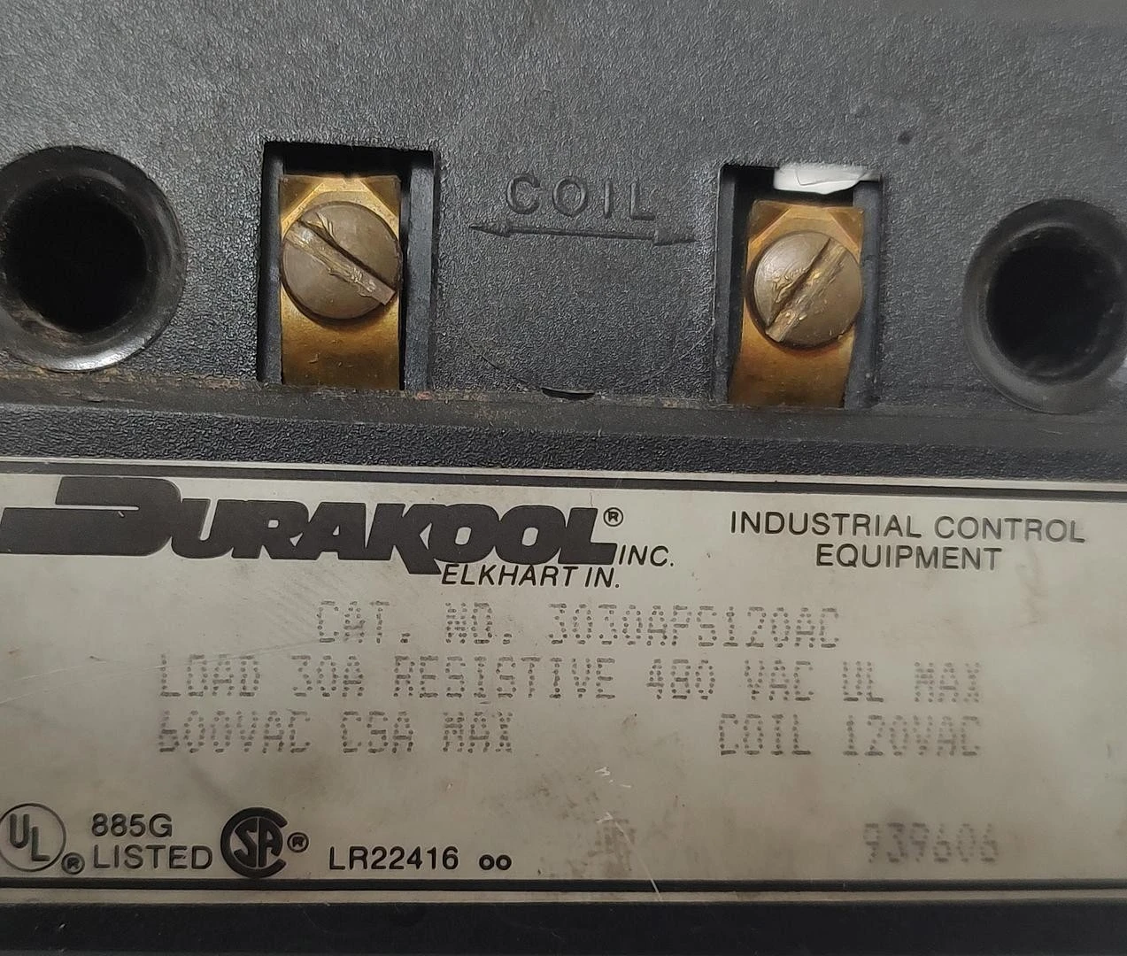 USED Durakool 3030APS120AC
